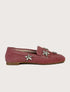 DOHA Hakiki Süet Pudra Loafer